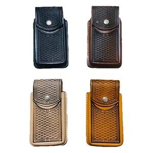 WESTERN LEATHER PHONE HOLSTER, RODEO COWBOY FUNDA VAQUERA DE CUERO